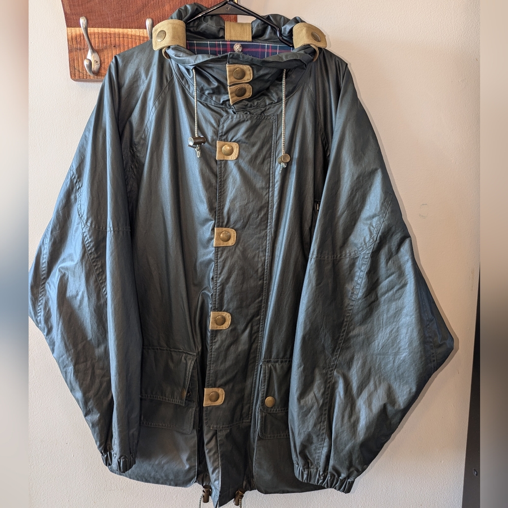 VINTAGE - Willis & Geiger Size M Packable Hooded Field Jacket Flannel Lined Mens